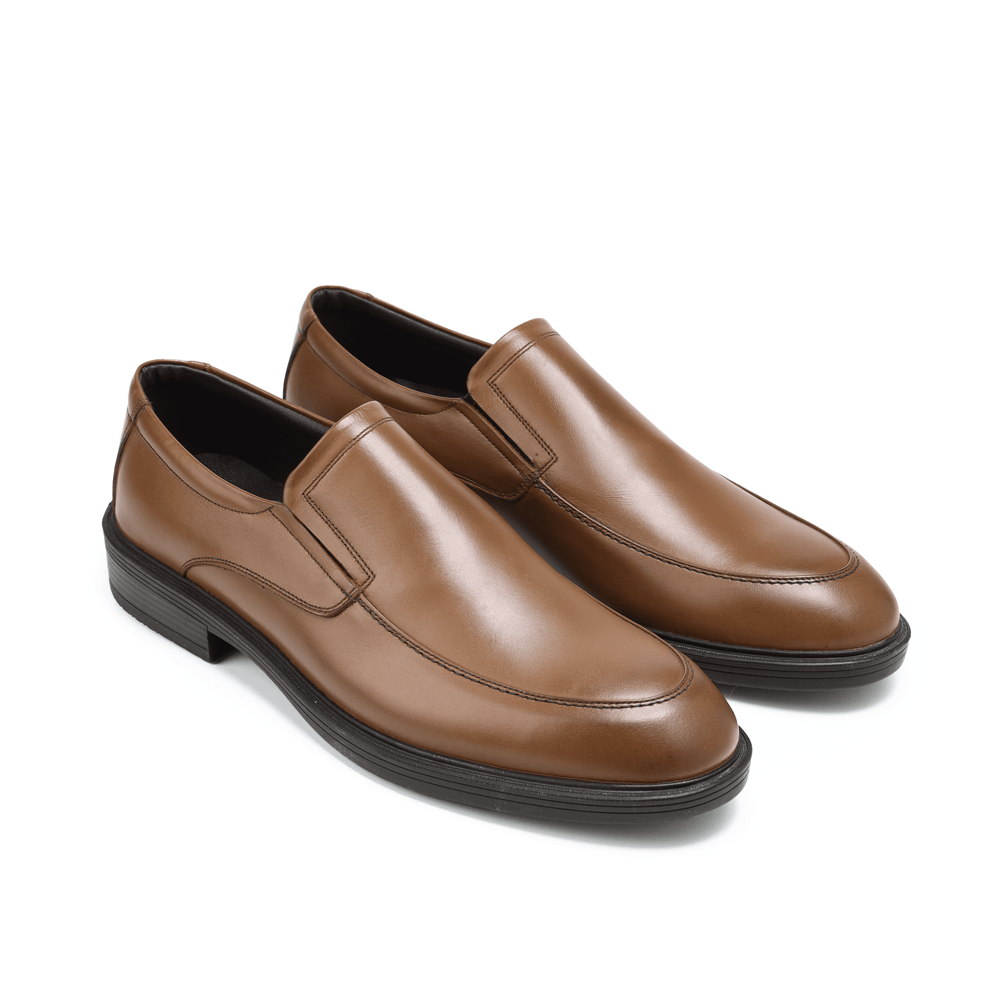 CUCA Moc Toe Slip-On Leather Shoes