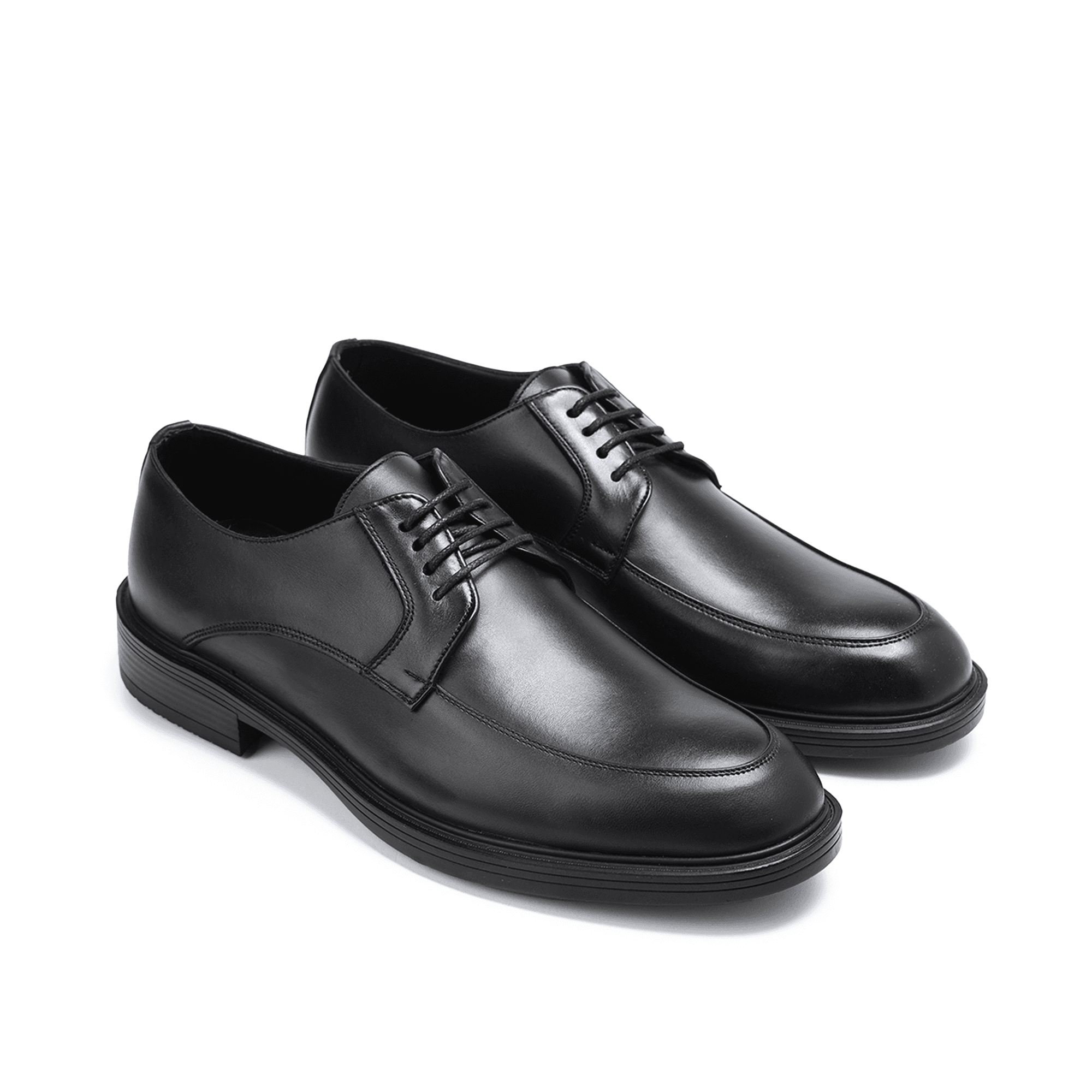 CUCA Moc Toe Derby Leather Shoes